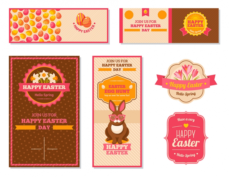Vintage Happy Easter Greeting Cards