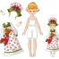 Paper Doll Girl Set no 1