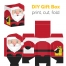 Christmas DIY Santa shaped gift box
