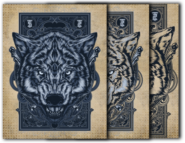 Book of Shadows Front cover- Wolf