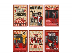 Printable Scrapbooking Vintage Circus Embellishments #2