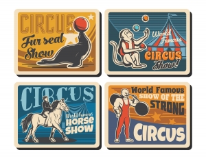 Printable Scrapbooking Vintage Circus Embellishments #4