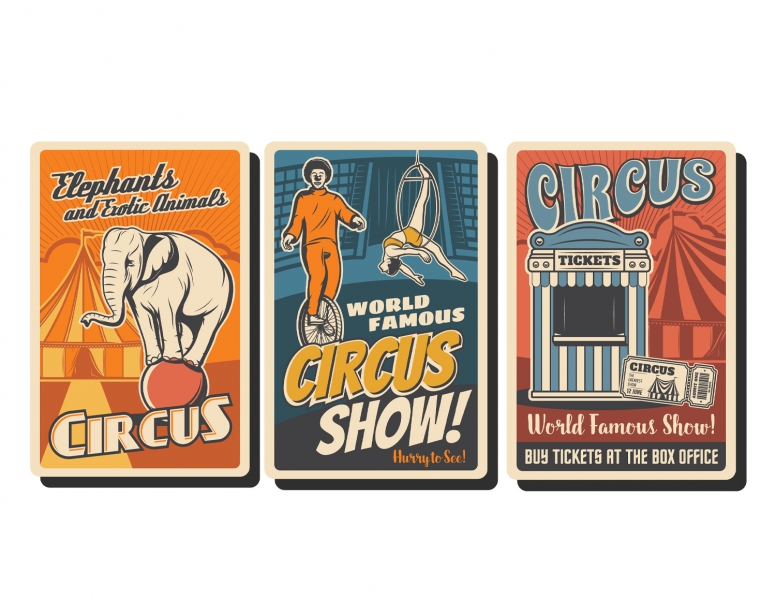 Printable Scrapbooking Vintage Circus Embellishments #5